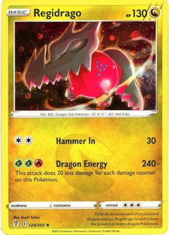 Regidrago - 124/203 (Cosmos Holo) 124 - Miscellaneous Cards & Products Holofoil-1