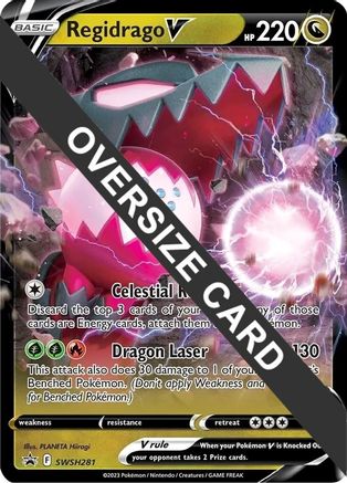 Regidrago V - SWSH281 - Jumbo Cards Holofoil-1