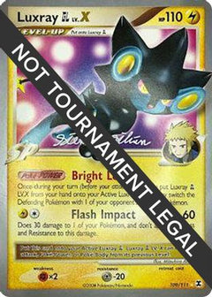 Luxray GL LV.X - 2009 (Stephen Silvestro) 109 - World Championship Decks-1