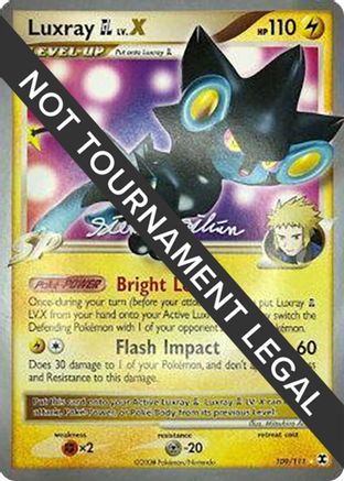 Luxray GL LV.X - 2009 (Stephen Silvestro) 109 - World Championship Decks