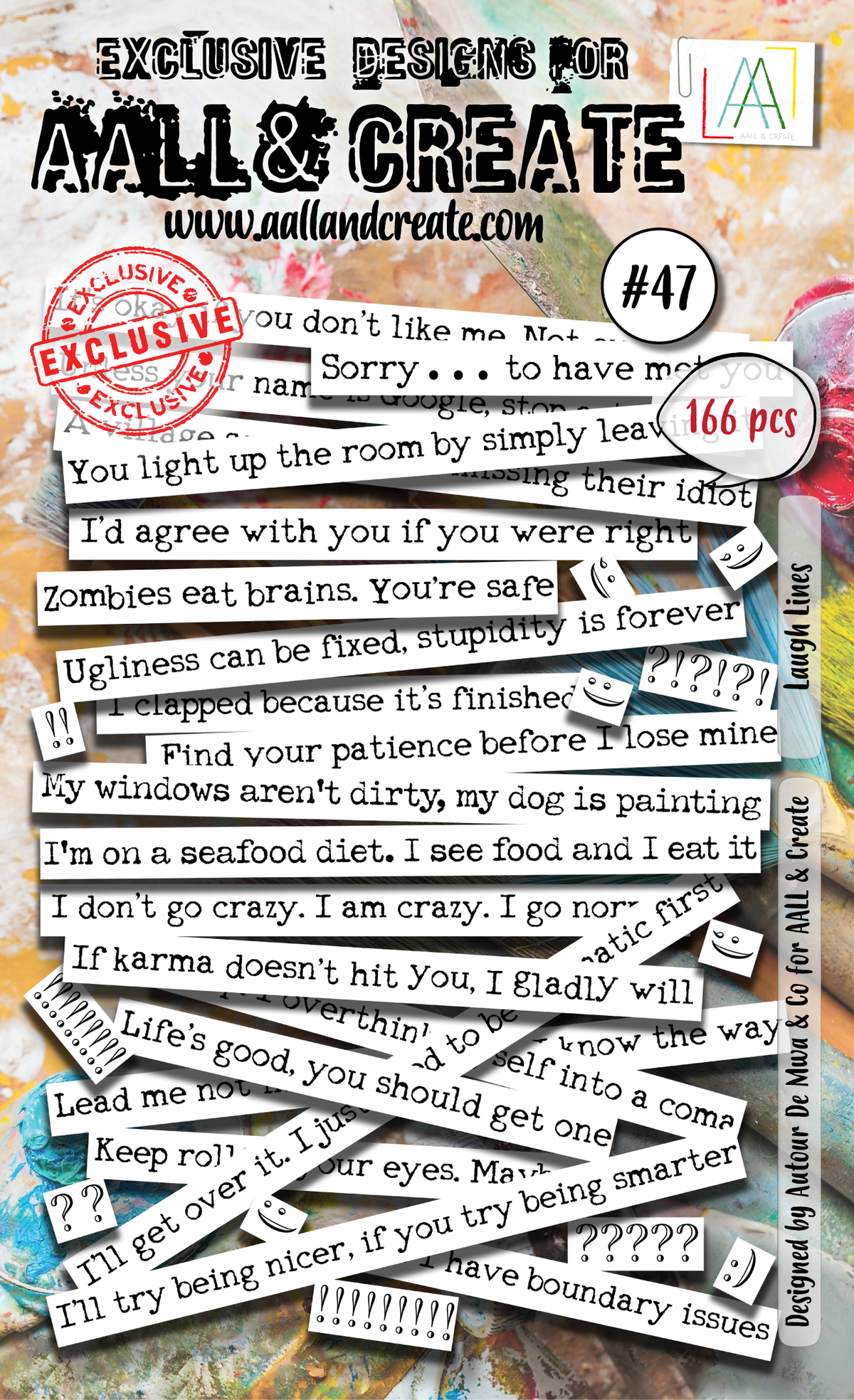 AALL and Create - Troqueles de efímera - Laugh Lines-1