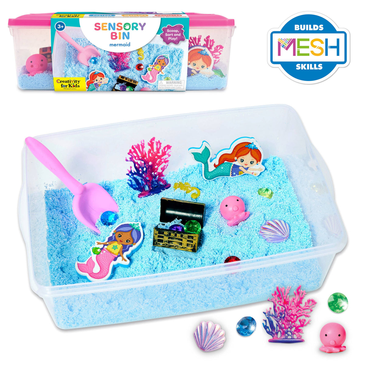 Faber-Castell / Creativity for Kids - Sensory Bin Mermaid Activity Bin - Ages 3+-1