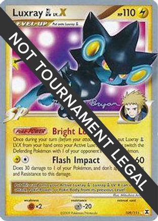 Luxray GL LV.X - 2010 (Mychael Bryan) 109 - World Championship Decks-1