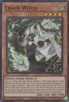 Chaos Witch (PHHY-EN009) - Photon Hypernova 1st Edition-1