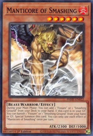 Manticore of Smashing (PHHY-EN022) - Photon Hypernova 1st Edition-1