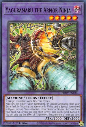 Yaguramaru the Armor Ninja (PHHY-EN036) - Photon Hypernova 1st Edition-1