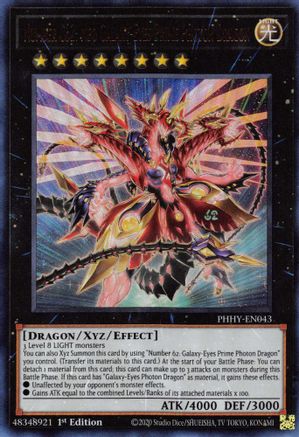 Number C62: Neo Galaxy-Eyes Prime Photon Dragon (PHHY-EN043) - Photon Hypernova 1st Edition-1