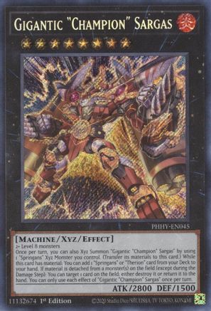 Gigantic "Champion" Sargas (PHHY-EN045) - Photon Hypernova 1st Edition