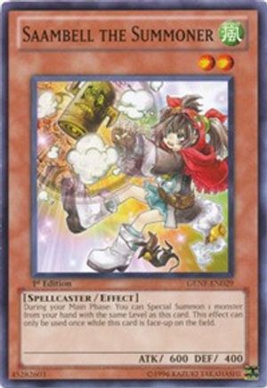 Saambell the Summoner (GENF-EN029) - Generation Force 1st Edition-1