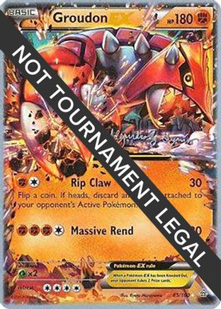 Groudon EX - 2015 (Alejandro Ng-Guzman) 85 - World Championship Decks-1