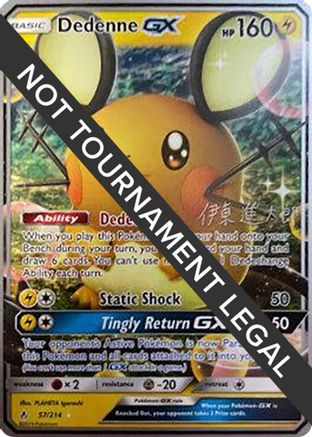 Dedenne GX - 2019 (Shintaro Ito) 57 - World Championship Decks-1
