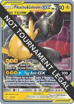 Pikachu & Zekrom GX - 2019 (Haruki Miyamoto) 33 - World Championship Decks-1