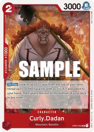 Curly.Dadan (OP02-005) - Paramount War-1