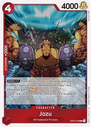 Jozu (OP02-008) - Paramount War Foil-1