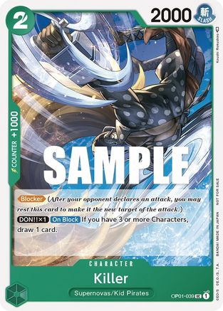 Killer (Promotion Pack 2023) (OP01-039) - One Piece Promotion Cards-1