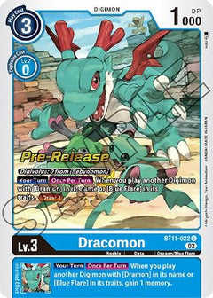 Dracomon (BT11-022) - Dimensional Phase Pre-Release Cards Foil-1