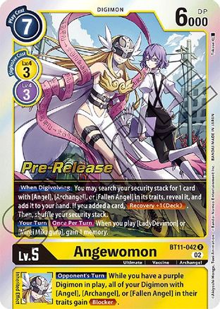 Angewomon (BT11-042) - Dimensional Phase Pre-Release Cards Foil-1