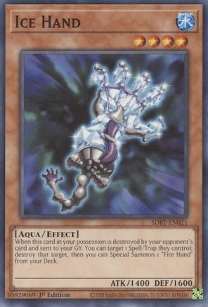 Ice Hand (SDBT-EN021) - Structure Deck: Beware of Traptrix 1st Edition-1