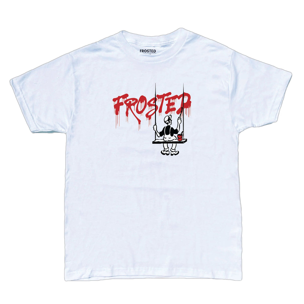 Frosted Skateboards 'Painter Logo' Tee - White
