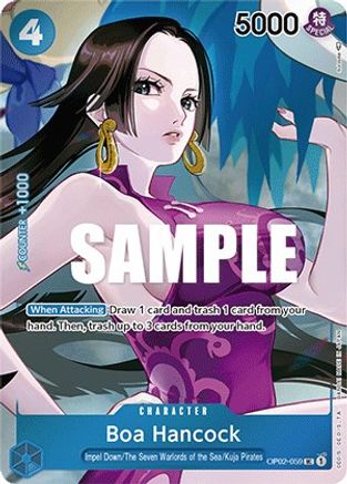 Boa Hancock (Box Topper) (OP02-059) - Paramount War Foil-1
