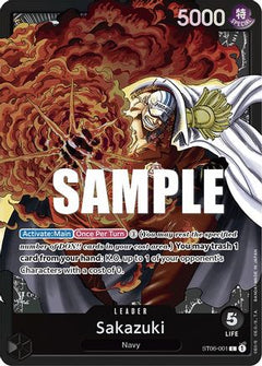 Sakazuki (ST06-001) - Starter Deck 6: Absolute Justice Foil-1