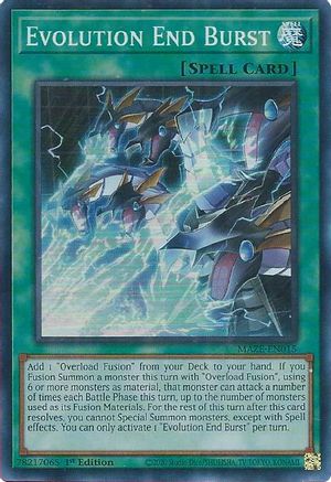 Evolution End Burst (MAZE-EN015) - Maze of Memories 1st Edition-1