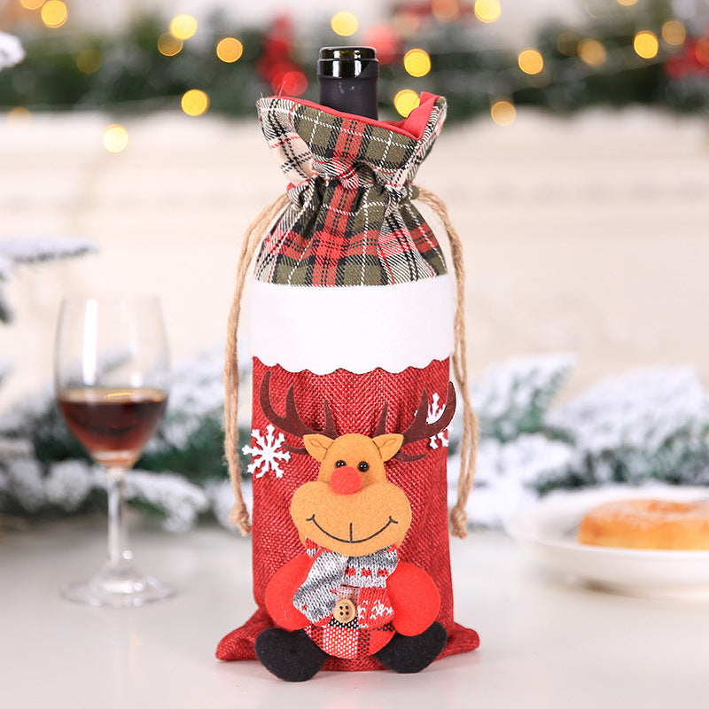 Christmas Decorations Christmas Wine Bottle Socks-47
