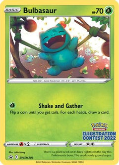Bulbasaur (Illustration Contest 2022) - SWSH Sword & Shield Promo Cards-1