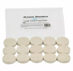 Disques de bouturage de corail Oceans Wonders de 3,8 cm, lot de 15-1