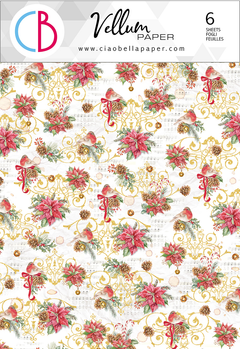 Ciao Bella Vellum Dear Santa Paper Patterns A4 6/Pkg-1