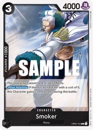 Smoker (102) (OP02-102) - Paramount War Foil-1