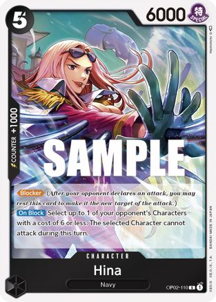 Hina (OP02-110) - Paramount War Foil-1