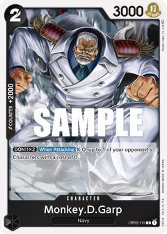 Monkey.D.Garp (115) (OP02-115) - Paramount War Foil-1