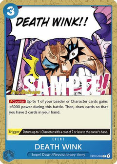 DEATH WINK (OP02-069) - Paramount War Pre-Release Cards-1