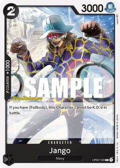 Jango (OP02-100) - Paramount War Pre-Release Cards-1