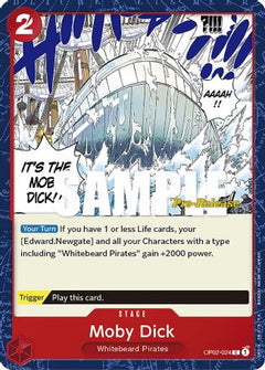 Moby Dick (OP02-024) - Paramount War Pre-Release Cards-1
