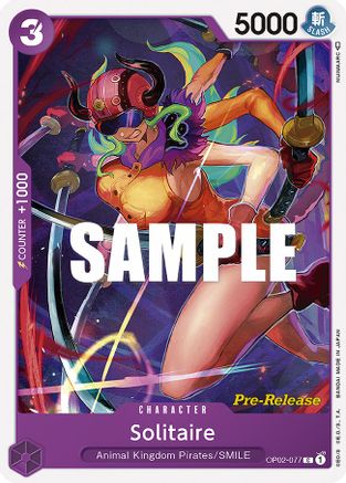 Solitaire (OP02-077) - Paramount War Pre-Release Cards-1