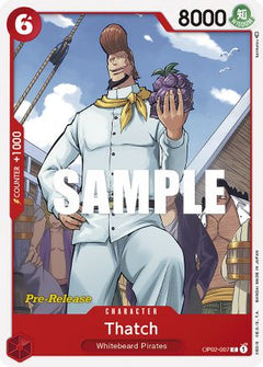 Thatch (OP02-007) - Paramount War Pre-Release Cards-1