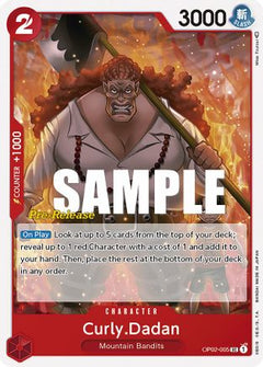 Curly.Dadan (OP02-005) - Paramount War Pre-Release Cards-1