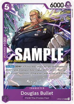 Douglas Bullet (OP02-079) - Paramount War Pre-Release Cards-1
