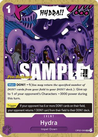 Hydra (OP02-090) - Paramount War Pre-Release Cards-1