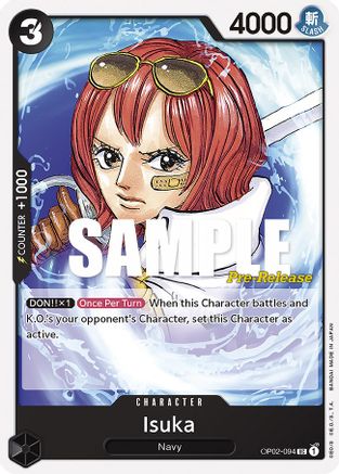 Isuka (OP02-094) - Paramount War Pre-Release Cards-1