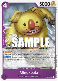 Minokoala (OP02-086) - Paramount War Pre-Release Cards-1