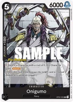 Onigumo (OP02-095) - Paramount War Pre-Release Cards-1