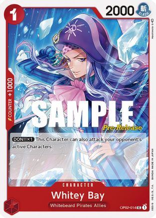 Whitey Bay (OP02-014) - Paramount War Pre-Release Cards-1