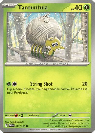 Tarountula - 017/198 17 - SV01 Scarlet & Violet Base Set Reverse Holofoil-1