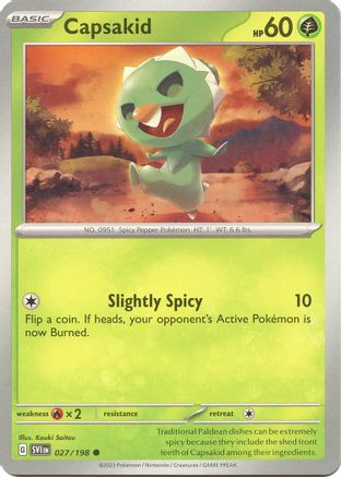 Capsakid - 027/198 27 - SV01 Scarlet & Violet Base Set-1