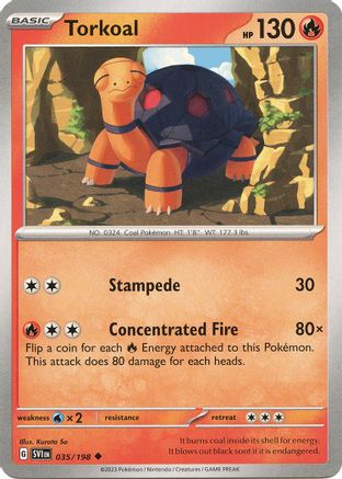 Torkoal 35 - SV01 Scarlet & Violet Base Set-1