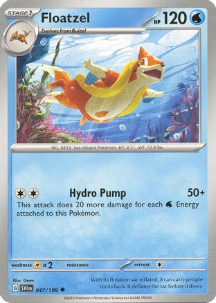 Floatzel 47 - SV01 Scarlet & Violet Base Set Reverse Holofoil-1