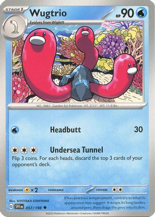 Wugtrio 57 - SV01 Scarlet & Violet Base Set-1